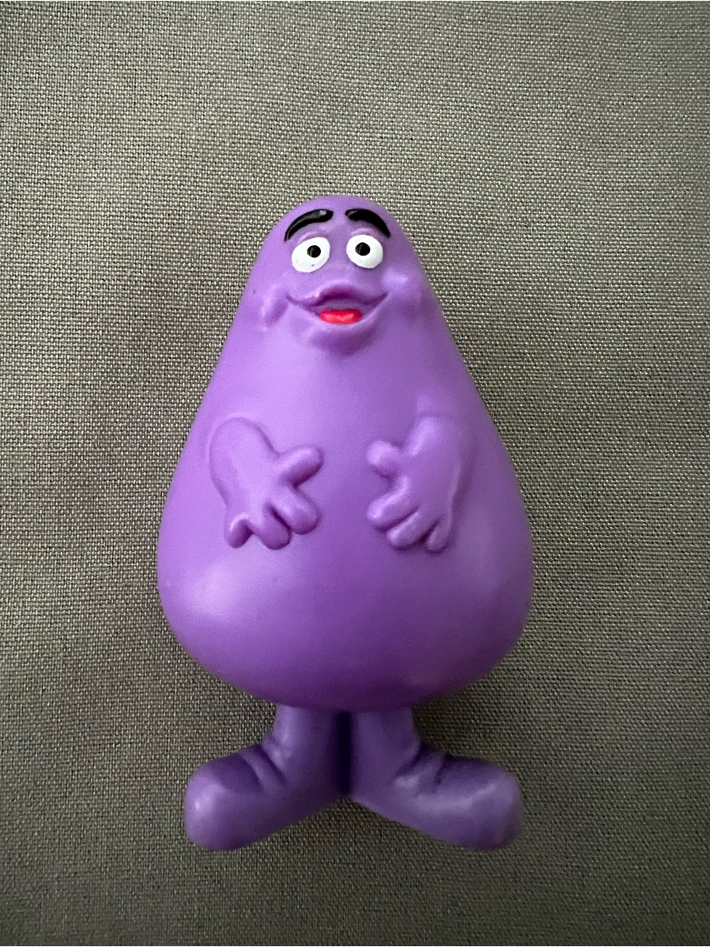 Vintage McDonald’s 1995 Grimace 3” Happy Meal Toy Figure Character